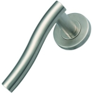 Wickes Chicago Round Rose Handle Latch Set Stainless Steel 3 £19.99