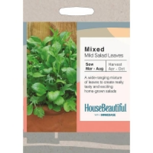 House Beautiful Mixed Mild Salad Leaves Seeds