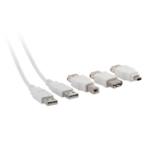 Homebase  1.2m USB Cable & Adaptors
