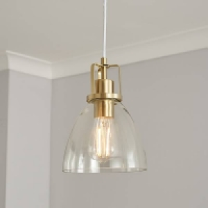 Berkeley Single Pendant Ceiling Light - Satin Brass £49.00