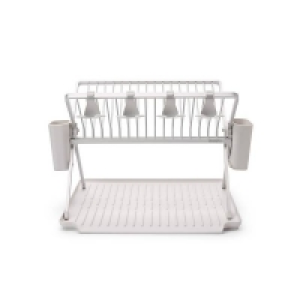 Homebase  Brabantia SinkSide Large Foldable Dish Rack - Light Grey