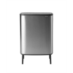 Homebase  Brabantia Bo Touch Bin Hi, 60L, Matt Steel Fingerprint Proof