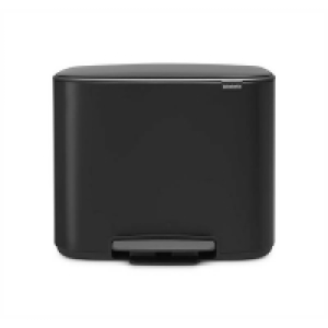 Homebase  Brabantia Bo Pedal Bin, 11 + 23L, Matt Black