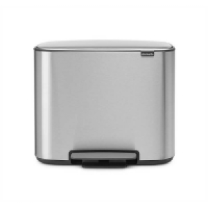 Homebase  Brabantia Bo Pedal Bin, 36L, Matt Steel Fingerprint Proof