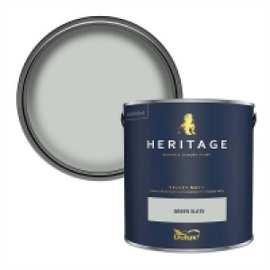 Dulux Heritage Matt Emulsion Paint Green Slate - 2.5L