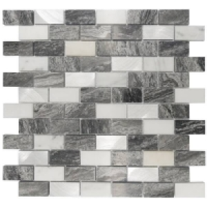 House of Mosaics Marble Luxe Mosaic Tile Sheet £15.00