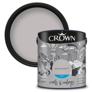 Homebase  Crown Matt Emulsion Paint Warm Winter - 2.5L