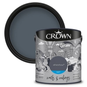 Homebase  Crown Walls & Ceilings Matt Emulsion Paint Aftershow - 2.5L
