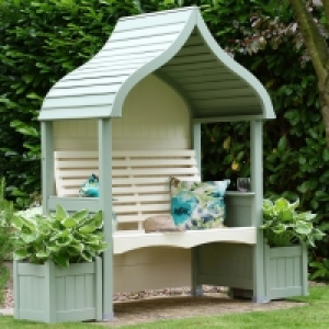QDStores  AFK Premium Orchard Arbour Heritage Sage & Cream 2 Seat