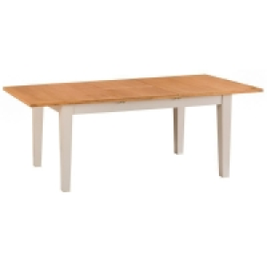 Aurora Mist Extending Dining Table Oak Light Grey 160cm £331.00