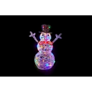 QDStores  Acryllic Snowman Christmas Light 60 Multicolour LED - 60cm
