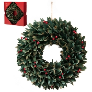 QDStores  Wreath Christmas Decoration Green - 36cm