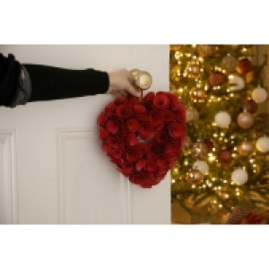 QDStores  Roses Hanging Decoration Red 25cm
