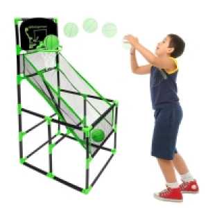 QDStores  Global Gizmos Arcade Basketball Stand Game with 2 Balls
