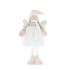 QDStores  Pink Girl With LED Christmas Scarf - 47cm