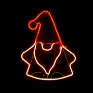 QDStores  Gonk Neon Christmas Light Feature Red & Warm White - 50cm