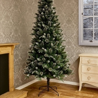 QDStores  7ft Fairmont Fir Christmas Tree Artificial - 868 Tips