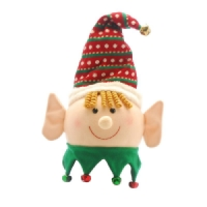 QDStores  Elf Christmas Tree Topper Decoration Red & Green - 50cm