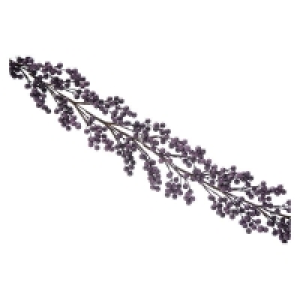 QDStores  Berries Garland Christmas Decoration Purple - 130cm