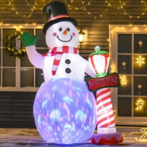 QDStores  Snowman Inflatable Christmas Decoration - 240cm