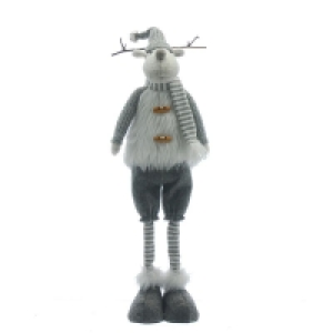 QDStores  Gonk Christmas Decoration Grey - 48cm