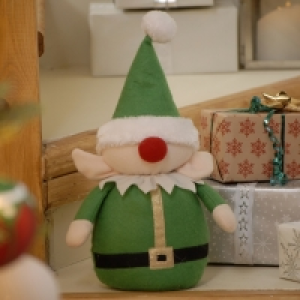 QDStores  Elf Gonk Christmas Decoration Green - 35cm