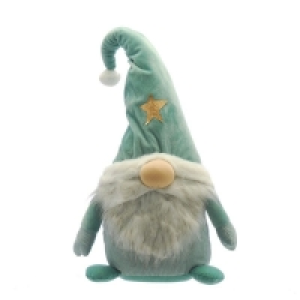 QDStores  Gonk Christmas Decoration Blue & Gold - 69cm
