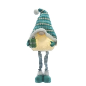 QDStores  LED Gonk Christmas Decoration Blue & Green - 68cm