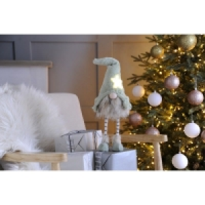 QDStores  LED Gonk Christmas Decoration Green - 47cm