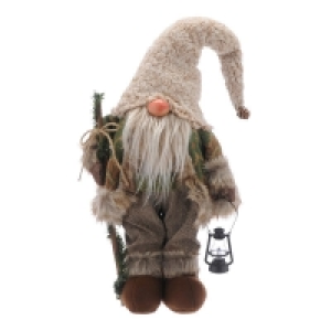 QDStores  Woodland Gonk Standing Decoration Brown 76cm