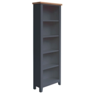 Aurora Midnight Tall Bookcase Oak 5 Shelves £195.00