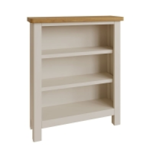 QDStores  Westbridge Bookcase Oak Grey 3 Shelves