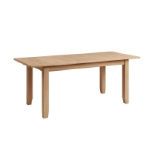 QDStores  Oxford Oak Extending Dining table Natural 160cm