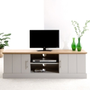 Kendal TV Unit Grey 2 Shelves 2 Doors £165.00