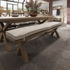 QDStores  Bondi Bench Oak Natural 200cm