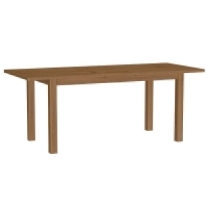 QDStores  Rutland Extending Dining table Oak Natural 160cm