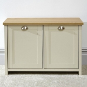 Lancaster Shoe Storage Cream 2 Doors 4 Shelves £96.00
