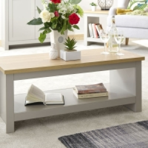 Lancaster Coffee Table Grey 1 Shelf £73.00