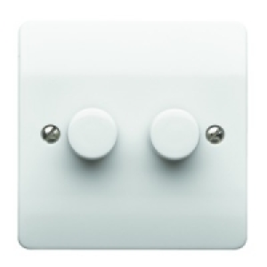 MK 300W Dimmer Double 2W K1522RPWHILV £42.86