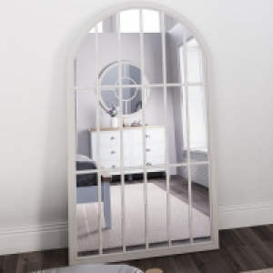 QDStores  Venetian Wall Mirror Grey 177cm