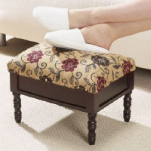 QDStores  Classic Foot Rest Stool With Storage