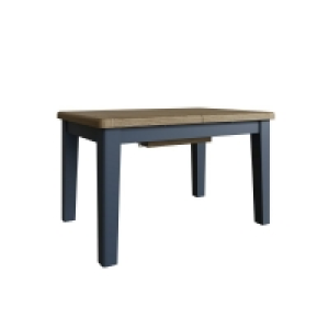 QDStores  Bondi Extending Dining Table Oak Blue 130cm