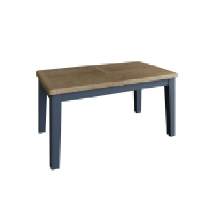 QDStores  Bondi Extending Dining Table Oak Blue 180cm