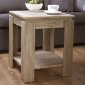 QDStores  Canyon Table Natural 1 Shelf