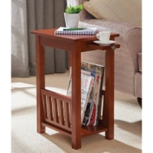 QDStores  Kilburn 60cm Lounge Magazine Rack - Oak Colour