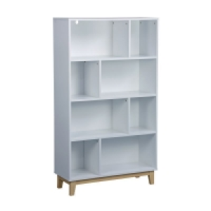 Malmo Tall Bookcase White 4 Shelves £55.00