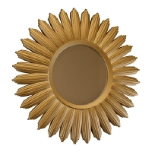 QDStores  Deco Wall Mirror Gold 40cm
