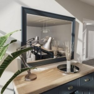 QDStores  Bondi Mirror Oak Blue 120cm