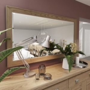 QDStores  Bondi Mirror Oak Natural 160cm