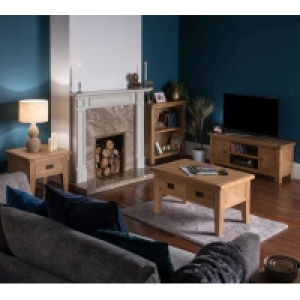 QDStores  Cotswold Oak Large Living Room Set
